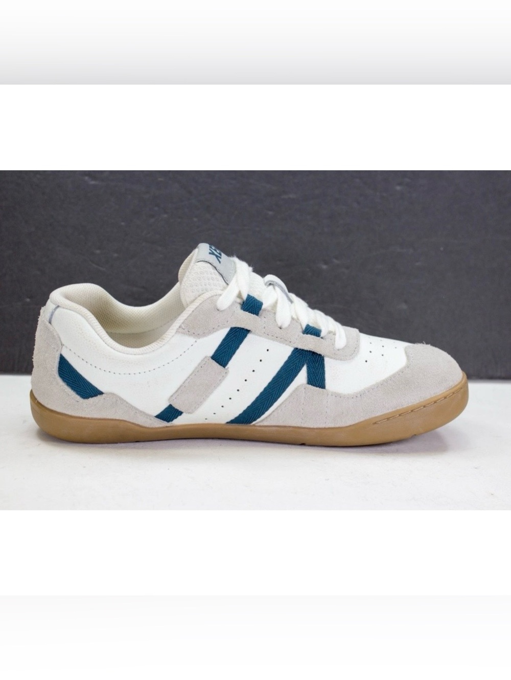 Xero Kelso Women US 8 Gray White Blue Barefoot Minimalist Gum Soles Casual Shoes - Picture 6 of 11